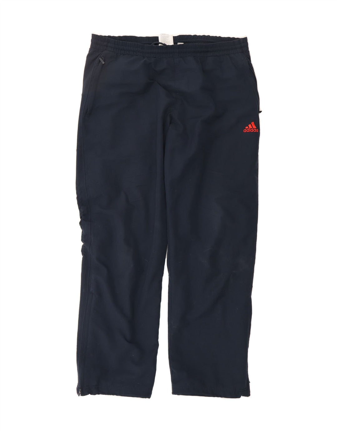 ADIDAS Mens Tracksuit Trousers UK 40/42 Medium  Navy Blue Polyester Vintage Adidas and Second-Hand Adidas from Messina Hembry 