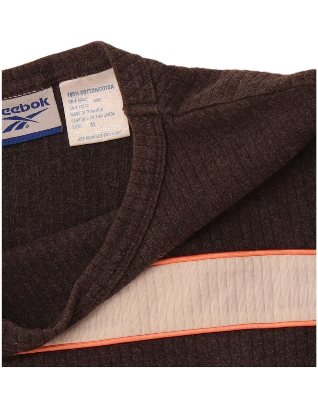 T-shirt damski REEBOK Top UK 12 Średni szary, bawełniany blok kolorów