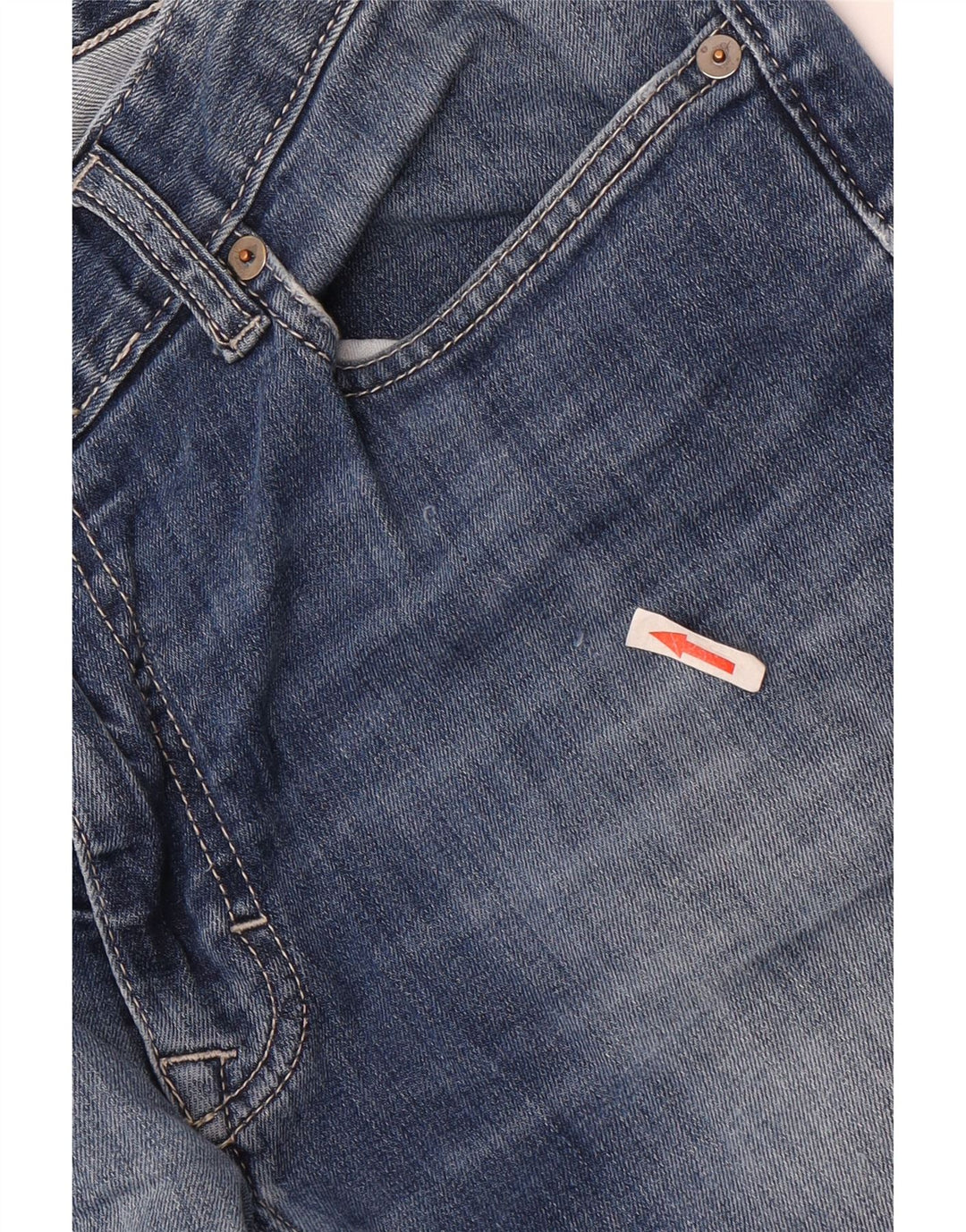 Męskie proste dżinsy Calvin Klein W32 L32 Niebieskie bawełniane