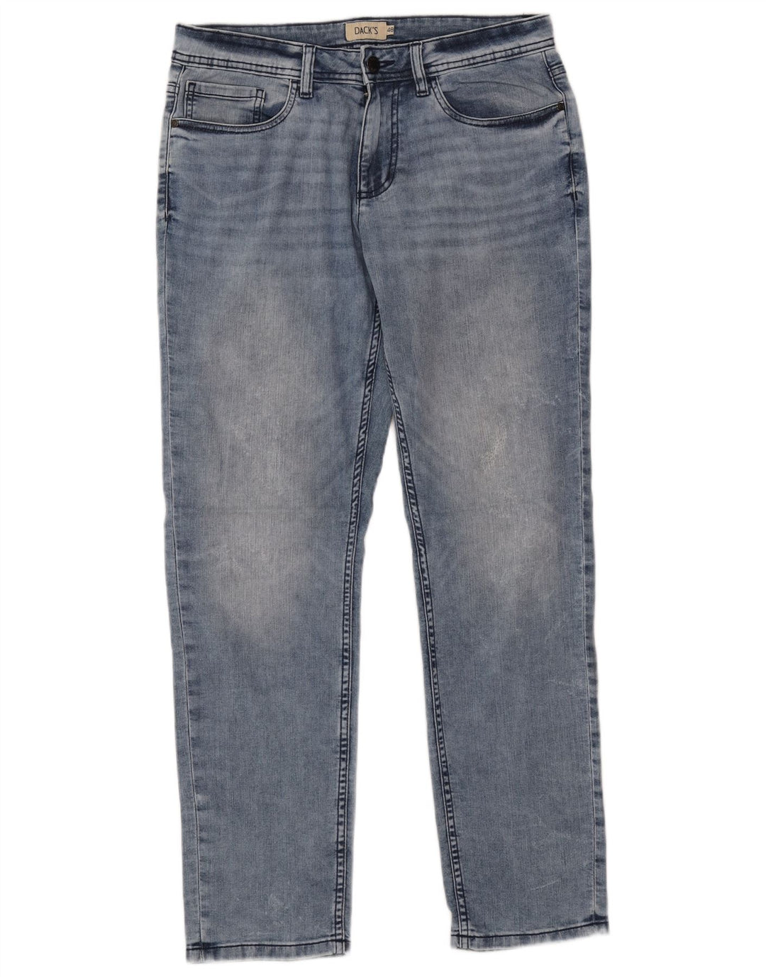 Damskie dżinsy zwężane Dack's IT 48 XL W34 L32 Niebieska bawełna