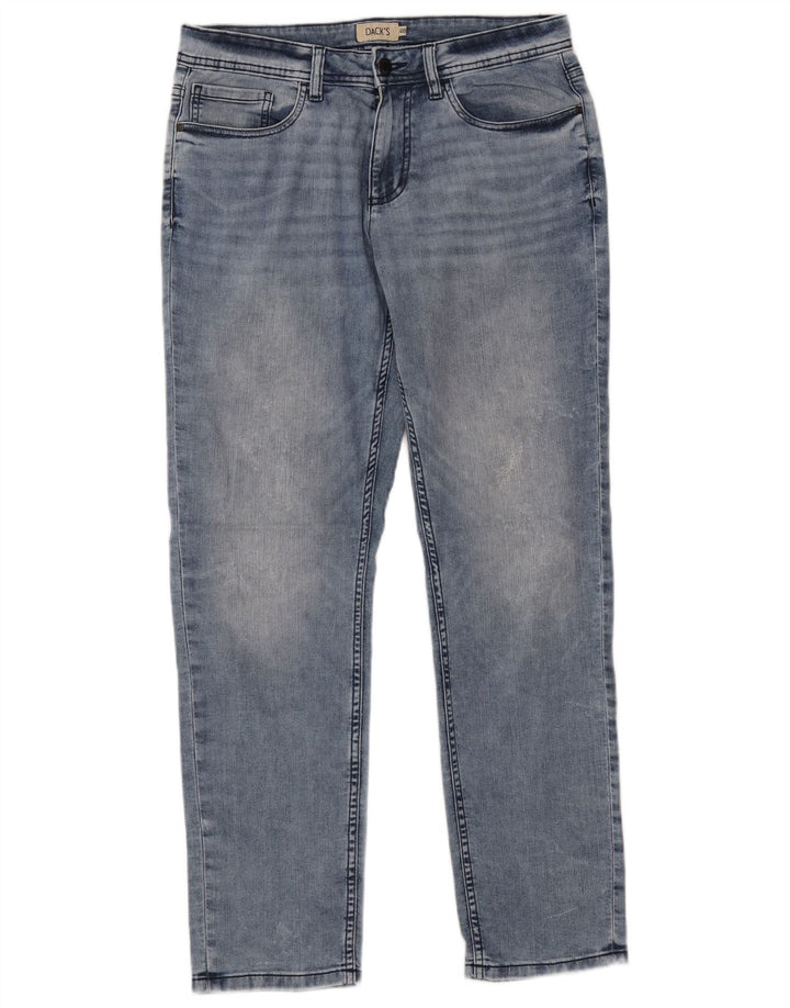 Damskie dżinsy zwężane Dack's IT 48 XL W34 L32 Niebieska bawełna