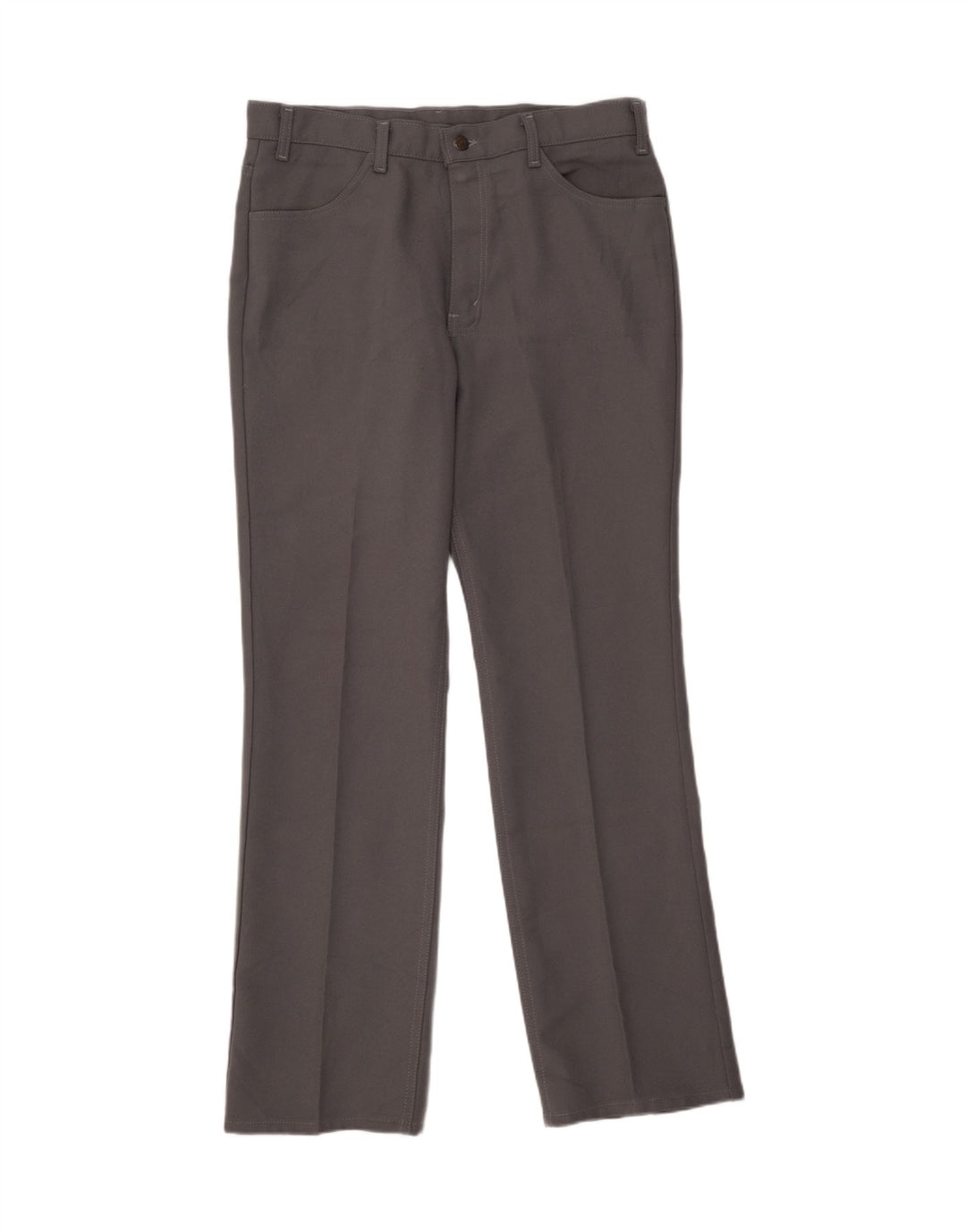 LEVI'S Mens Straight Casual Trousers W38 L34 Grey Polyester Vintage Levi's and Second-Hand Levi's from Messina Hembry 