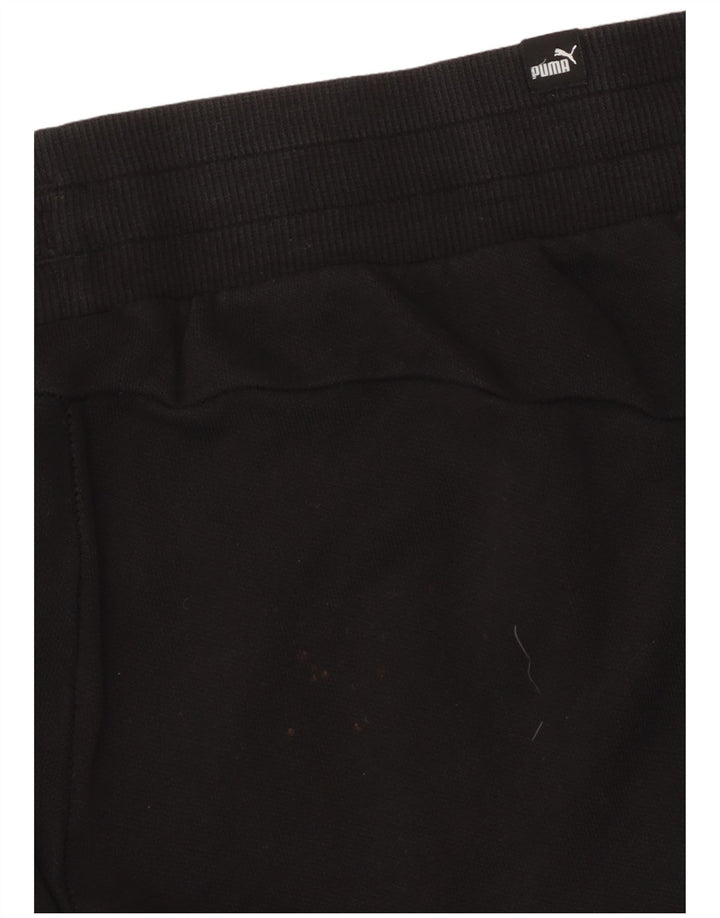 Damskie spodnie dresowe Puma Joggers UK 14, duże, czarne, poliestrowe