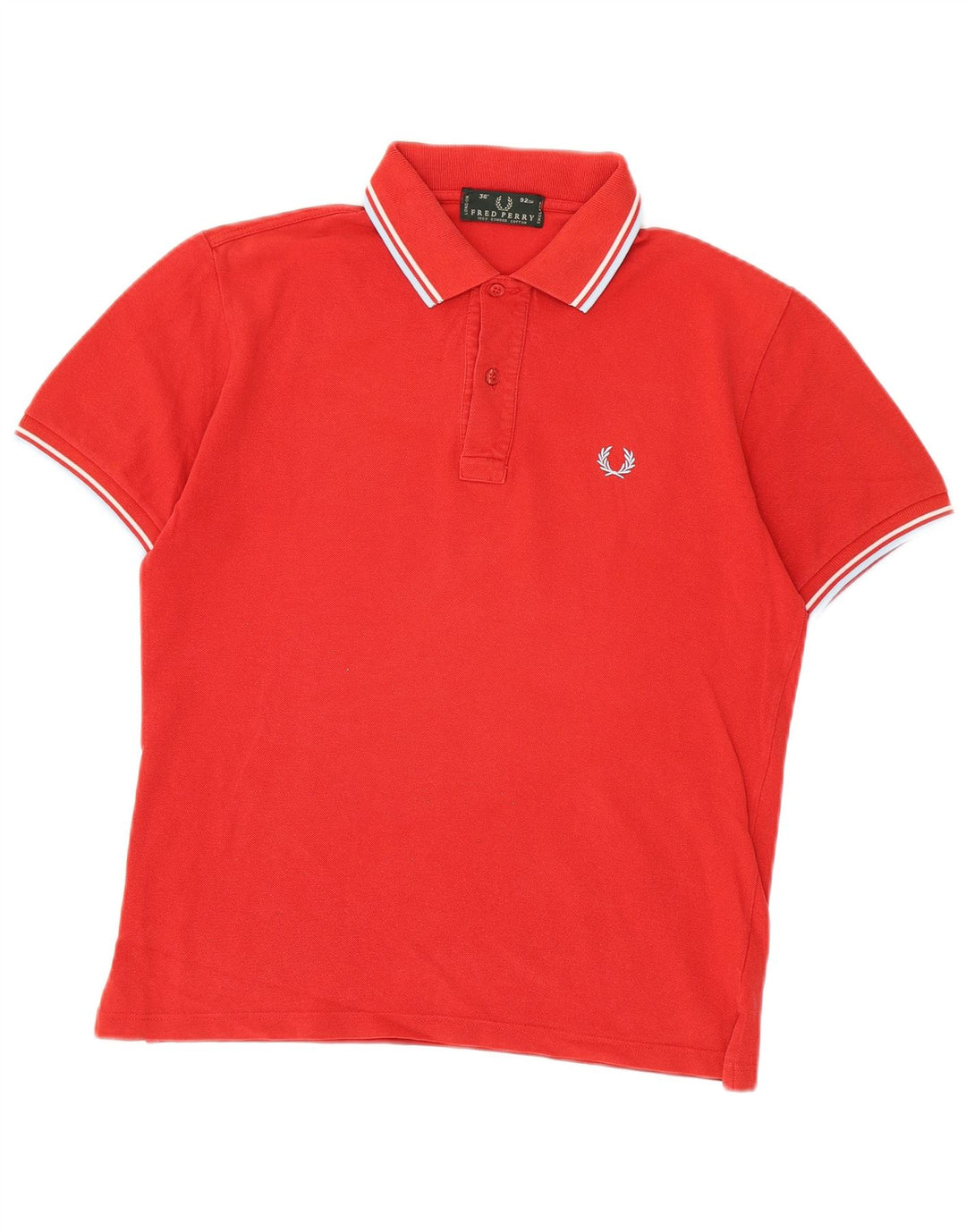 Męska koszulka polo Fred Perry, mała, bawełniana w czerwone paski