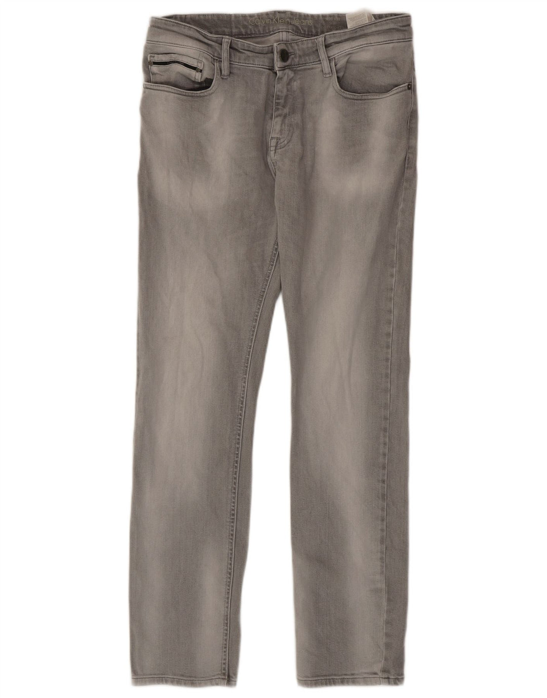 Męskie jeansy Calvin Klein W32 L32 Szara bawełna