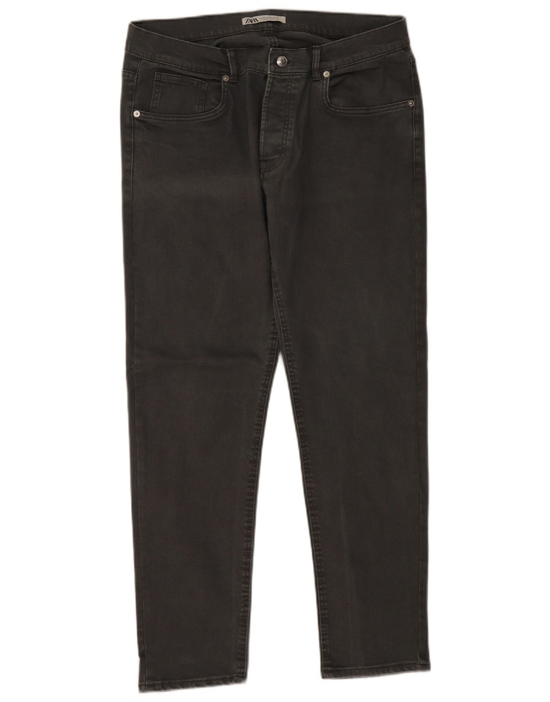 Jeansy męskie Zara Slim EU 46 XL W36 L30 Szare