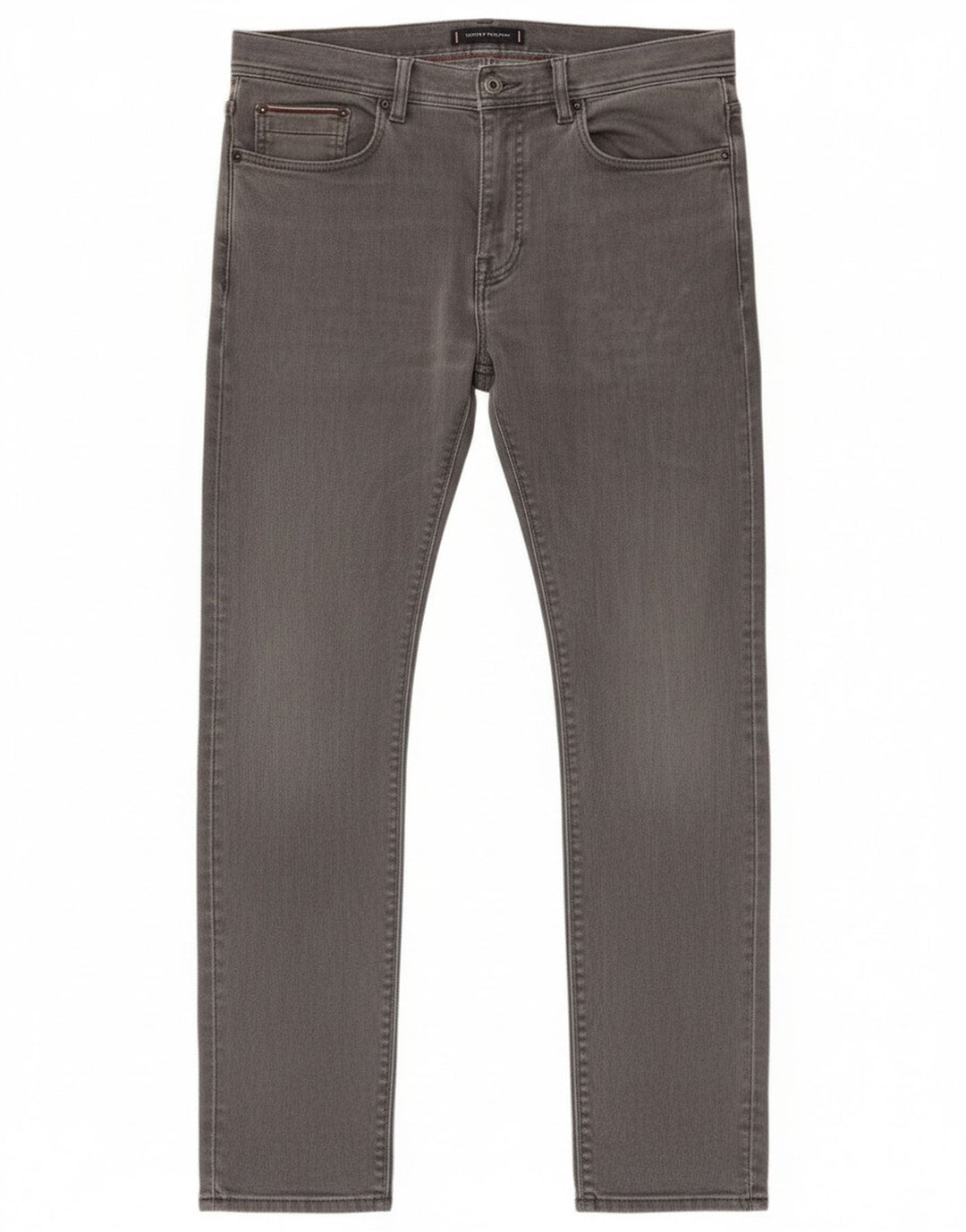 Męskie dżinsy Tommy Hilfiger Bleecker Slim W32 L32 Szara bawełna