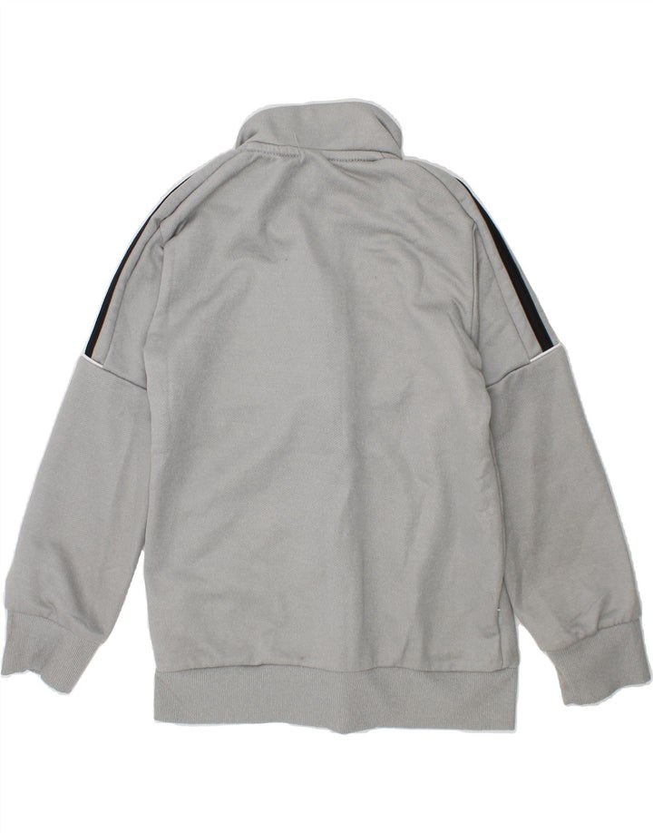 ADIDAS Boys Aeroready Tracksuit Top Jacket 6-7 Years Grey Polyester Vintage Adidas and Second-Hand Adidas from Messina Hembry 