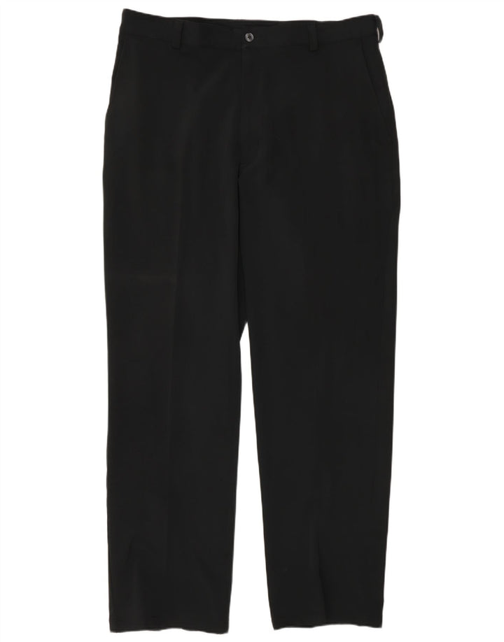 Męskie spodnie chino do golfa Nike W36 L32, czarny poliester