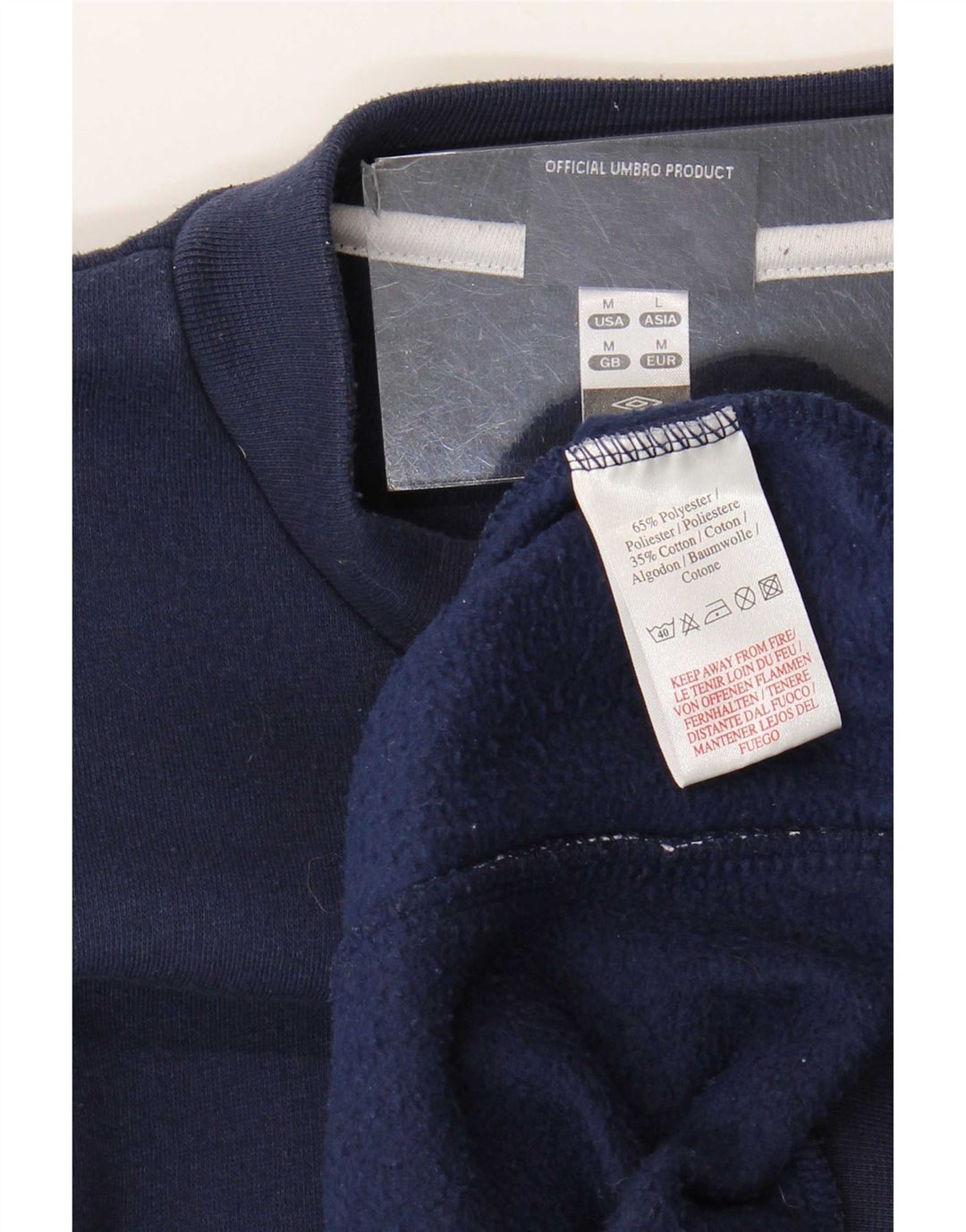 Bluza męska Umbro, średni granatowy poliester
