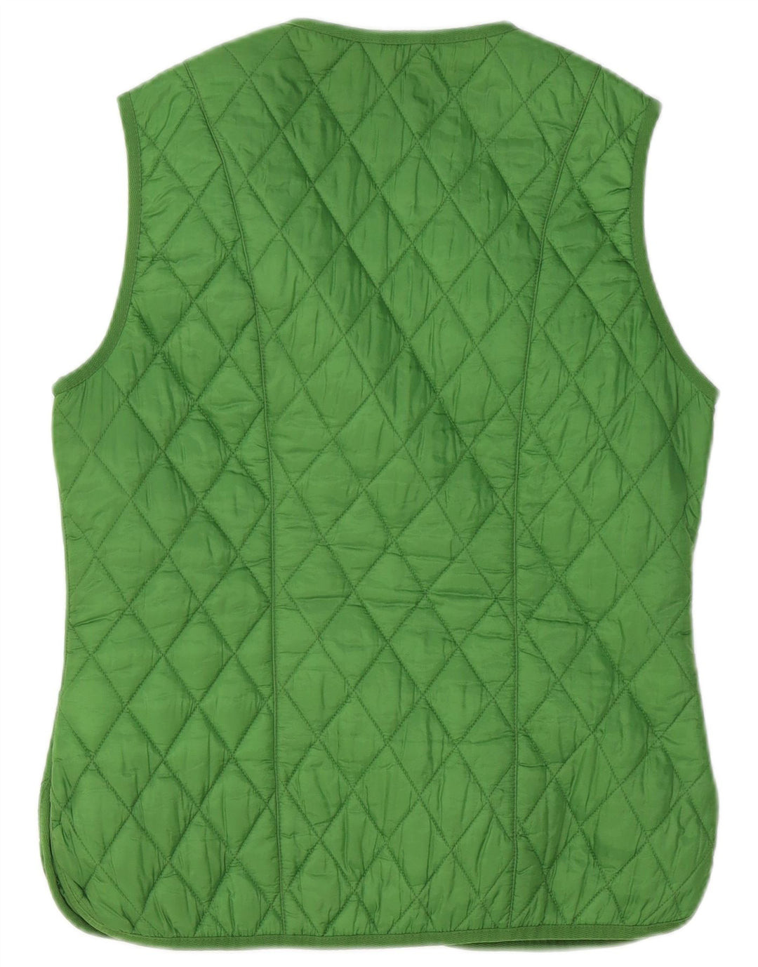 Damska pikowana kamizelka BARBOUR UK 12, średni zielony poliester