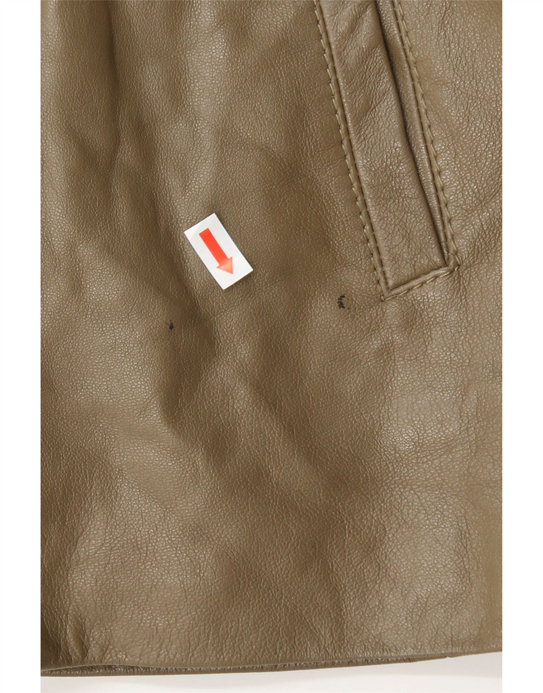 VINTAGE Womens Leather Jacket IT 50 XL Brown Leather Vintage Vintage and Second-Hand Vintage from Messina Hembry 