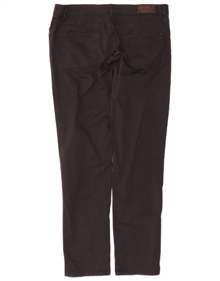 Męskie spodnie typu slim casual Hackett W36 L31 Brązowa bawełna