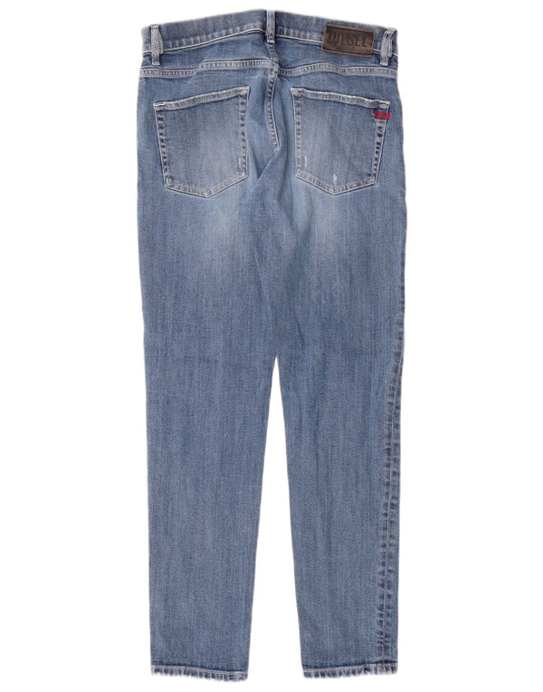 DIESEL Damskie jeansy D-Strukt W31 L30 Niebieskie bawełniane