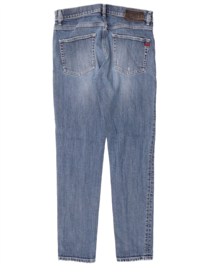 DIESEL Damskie jeansy D-Strukt W31 L30 Niebieskie bawełniane