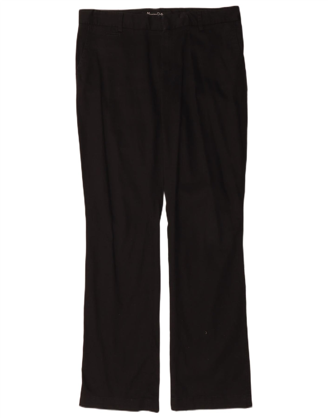 Damskie spodnie Chino Bootcut Massimo Dutti W34 L32 Czarne bawełniane