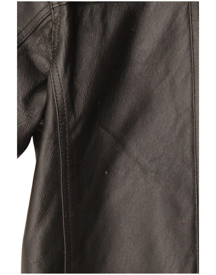 Kurtka skórzana chłopięca Ben Sherman 9-10 lat, mała, czarna, skórzana