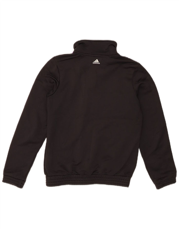 Dziewczęca bluza dresowa Adidas z grafiką, 9-10 lat, czarny poliester