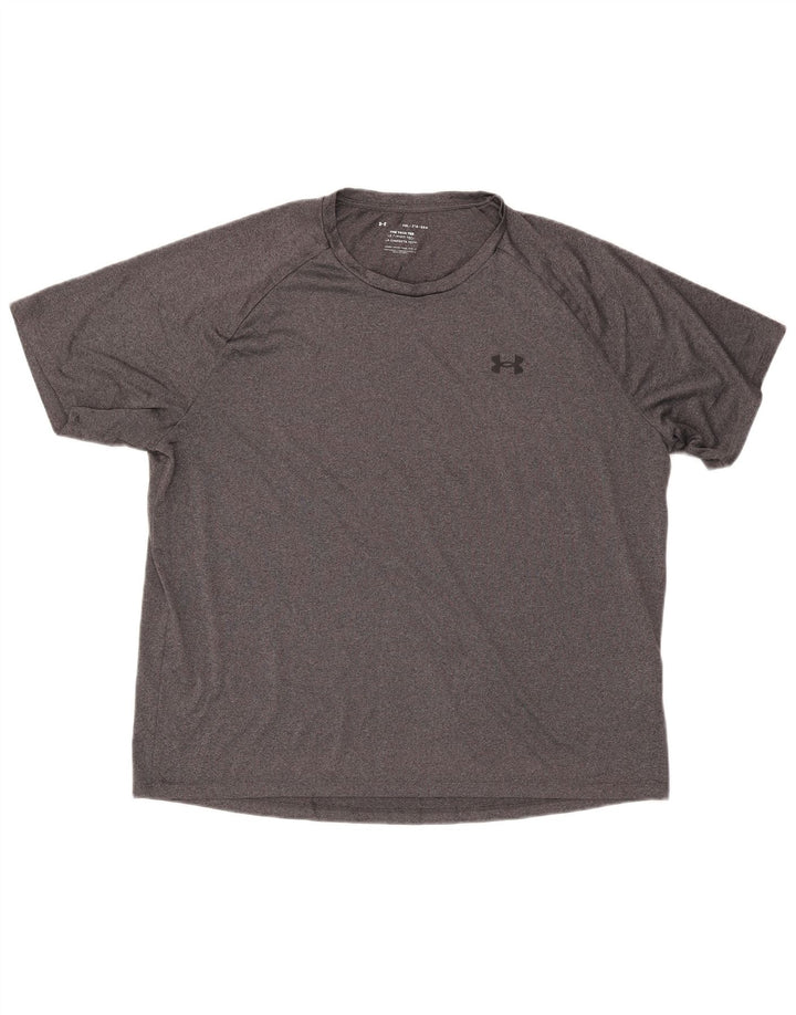 Koszulka męska Under Armour Top 2XL, szary poliester