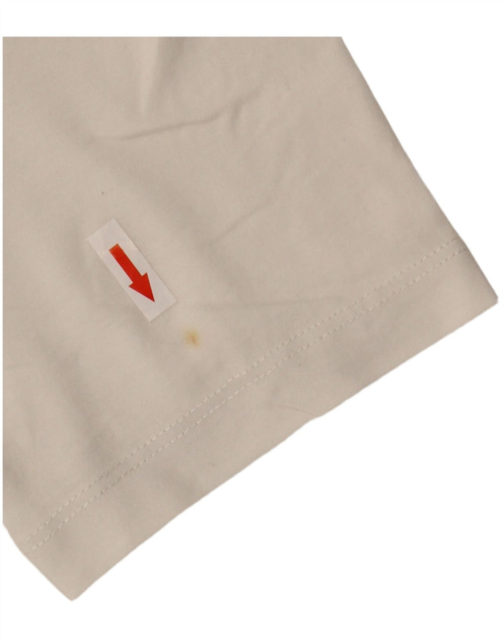 Męski T-shirt z grafiką Nike, mały, biały, bawełniany
