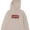 Damski sweter z kapturem LEVI'S UK 14, średni, biały, bawełniany