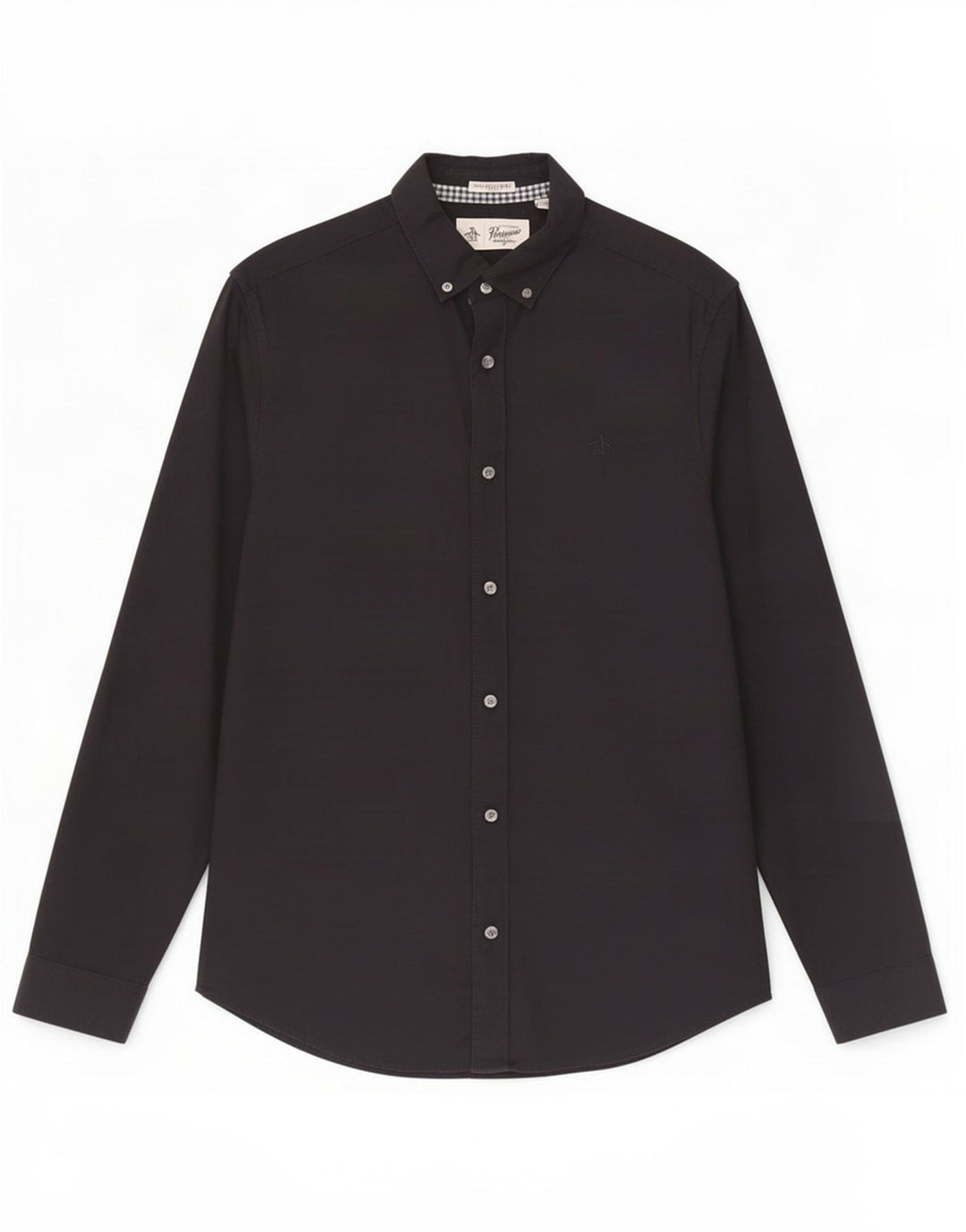 Koszula męska Penguin Heritage Slim Fit, średnia, granatowa, bawełniana