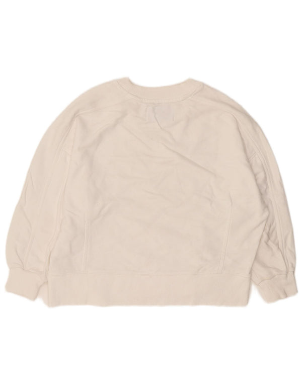 Damska bluza z rękawem 3/4 Calvin Klein Jeans UK 10, mała, biała