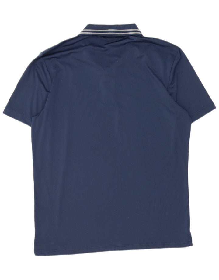 Męska koszulka polo Calvin Klein, mała, granatowa, z poliestru