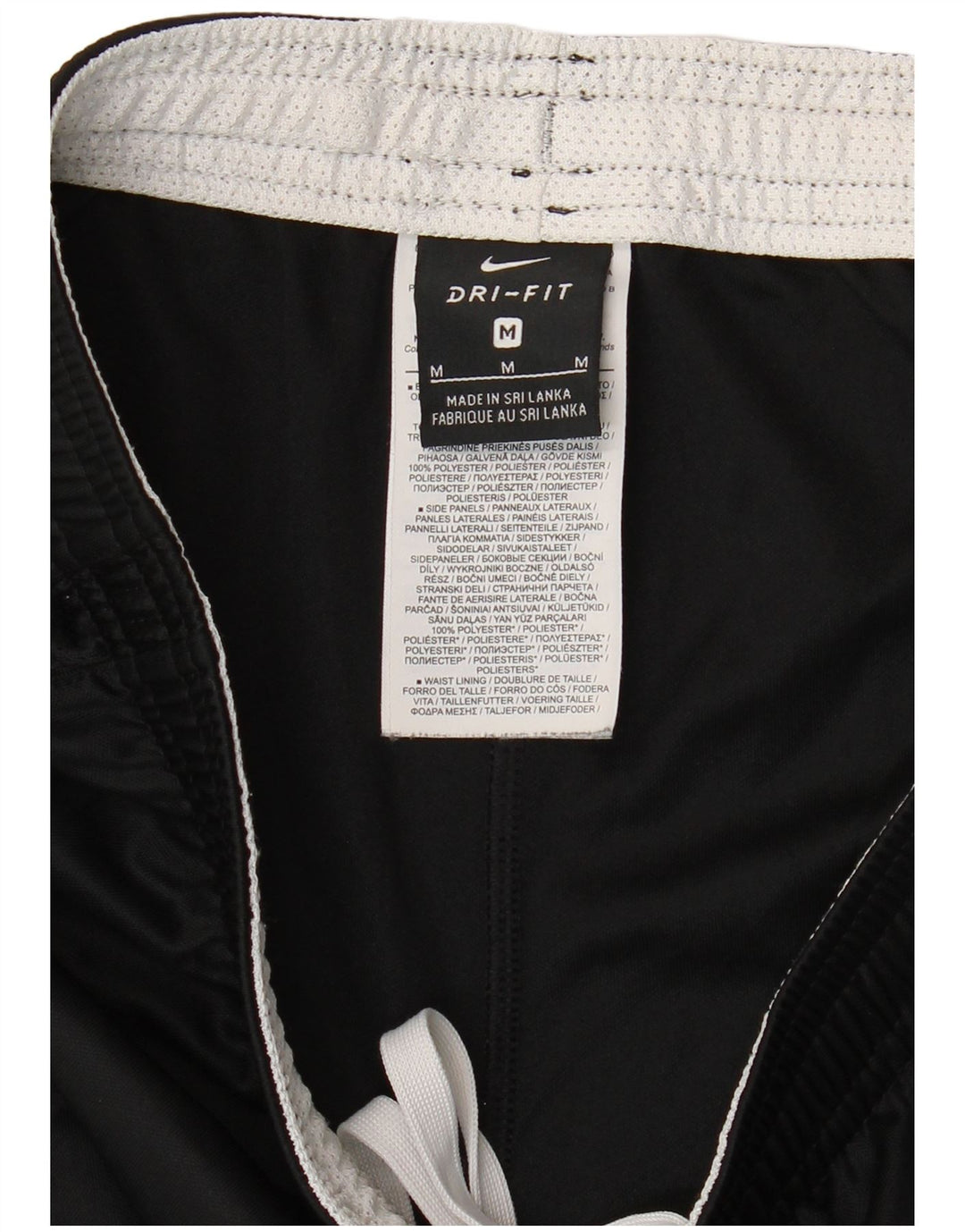 Męskie spodenki sportowe Nike Dri Fit, średni czarny poliester