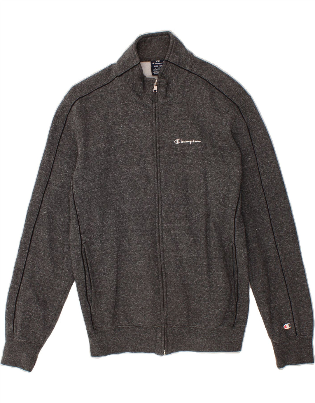 CHAMPION Mens Tracksuit Top Jacket Medium Grey Cotton Vintage Champion and Second-Hand Champion from Messina Hembry 