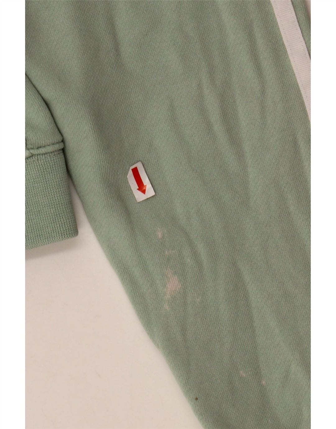 Damski sweter oversize ADIDAS z kapturem UK 8, mały, zielony, bawełniany