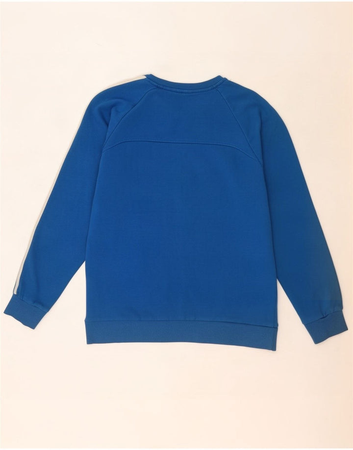 Adidas Męska Bluza Sweter Duża Niebieska Bawełniana