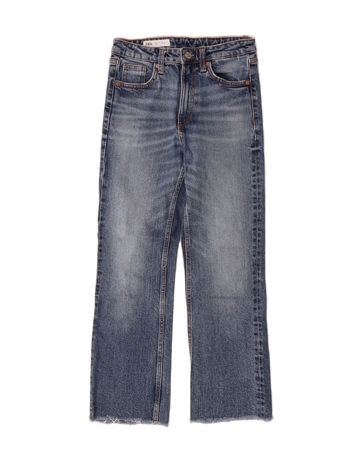 ZARA Womens Bootcut Jeans EU 34 2XS W24 L25 Blue Vintage Zara and Second-Hand Zara from Messina Hembry 