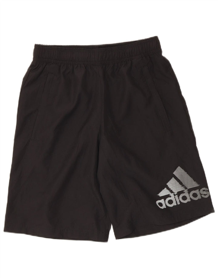 Męskie spodenki sportowe Adidas Aeroready Graphic, małe, czarne, poliestrowe