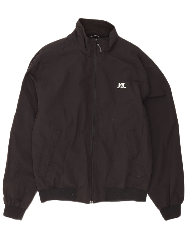 Męska kurtka bomber Helly Hansen UK 40, duża, czarna, nylonowa