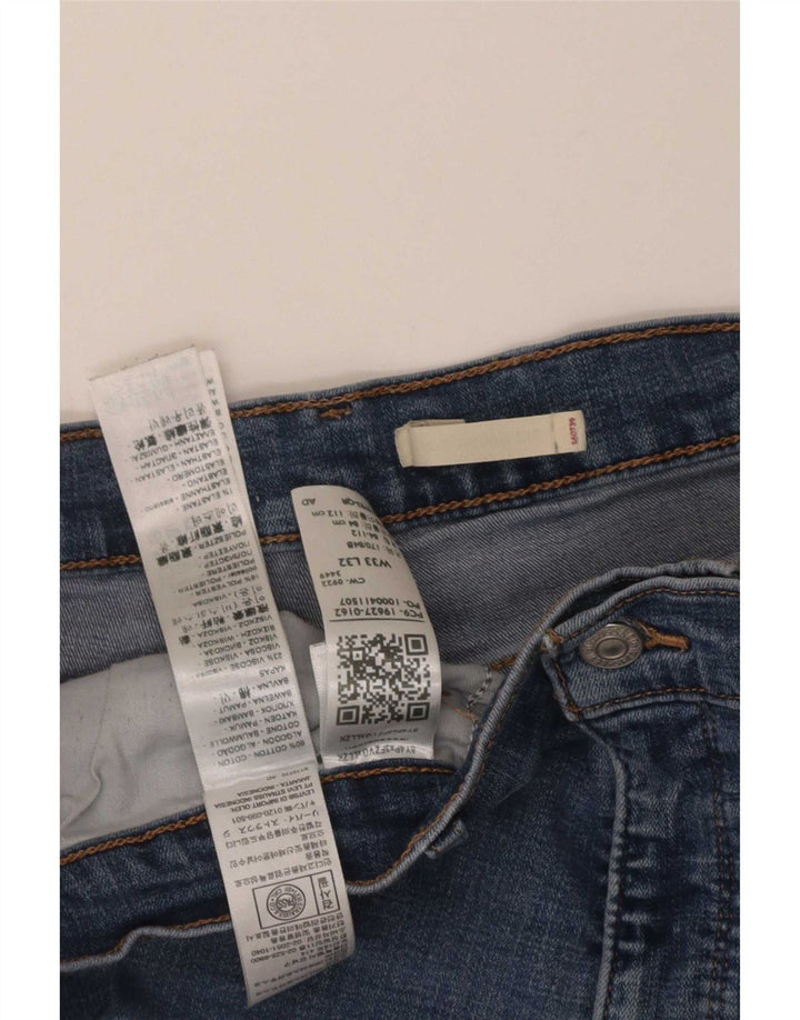 Damskie jeansy Levi's 312 Shaping W33 L32 Niebieska bawełna