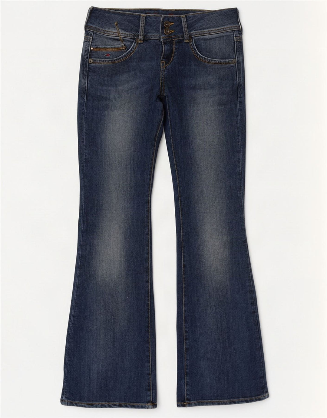 Damskie jeansy rozkloszowane Tommy Hilfiger W29 L32 Niebieskie bawełniane