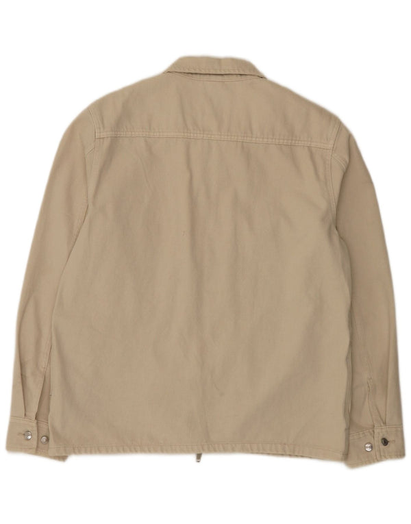 Kurtka męska Zara UK 42 XL, beżowa, bawełniana