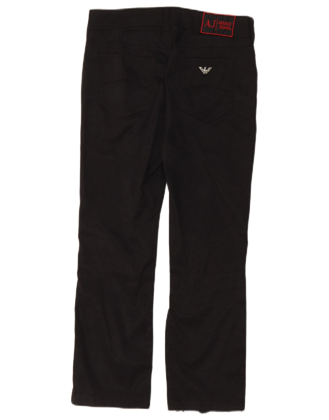 Spodnie damskie Armani Straight Casual W28 L24 Czarny poliamid