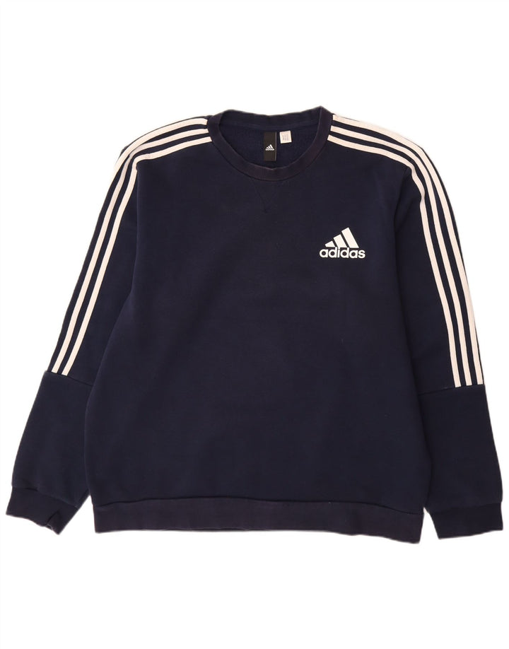 Bluza męska ADIDAS, duża, granatowa