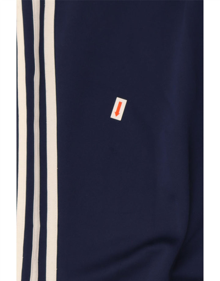 Męskie spodnie dresowe Adidas Climacool, średni granatowy poliester