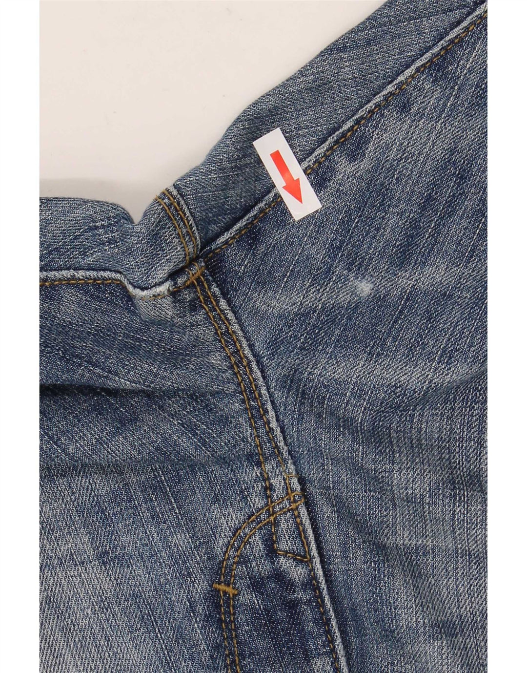 Męskie jeansy Gap Slim Straight W38 L27 Niebieskie bawełniane