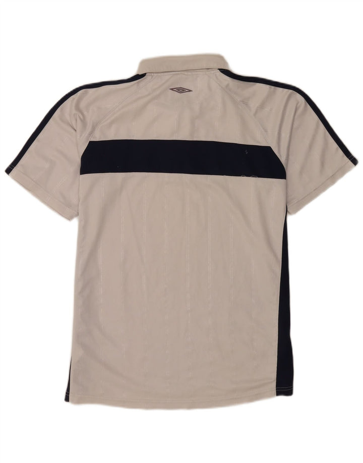 Męska koszulka polo Umbro w kolorze średniobiałym