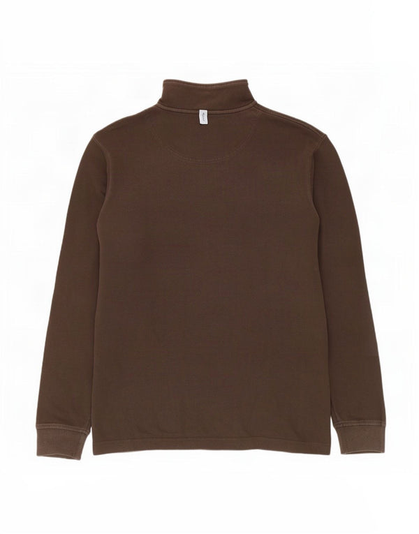 Męska bluza Timberland z zamkiem błyskawicznym i regularnym krojem, 2XL, brązowa bawełna