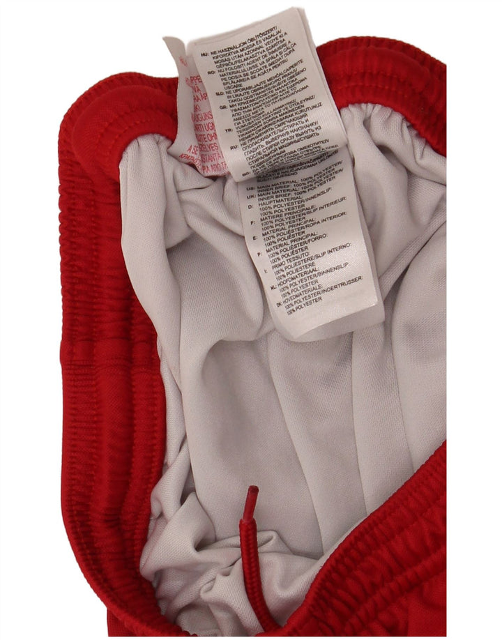 Chłopięce spodenki sportowe Adidas Climalite 13-14 lat, czerwony poliester