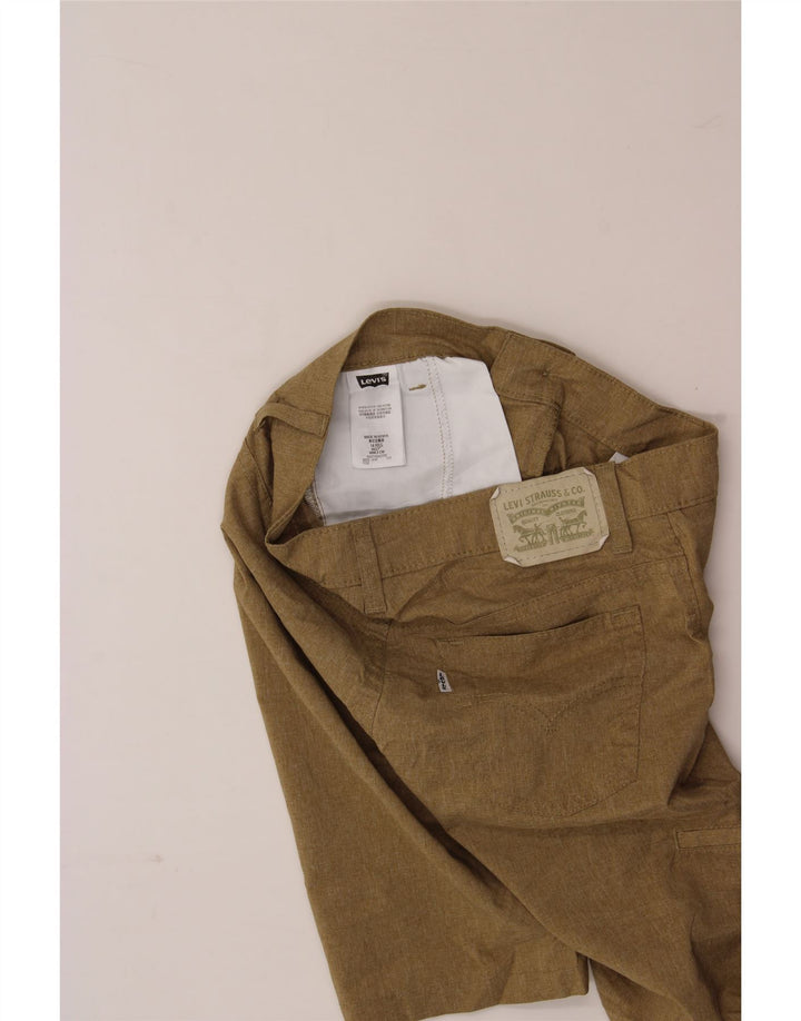 LEVI'S Boys 511 Slim Chino Shorts 13-14 Years W27 Beige Polyester Vintage Levi's and Second-Hand Levi's from Messina Hembry 