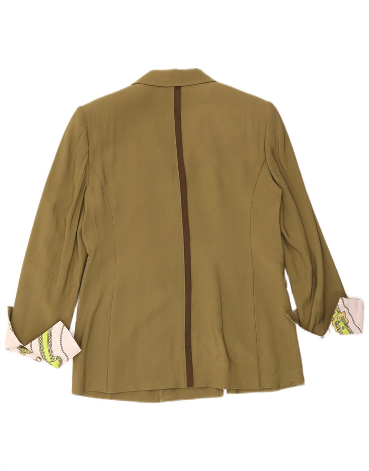 Damska marynarka dwurzędowa Anna Molinari UK 10 Small Khaki