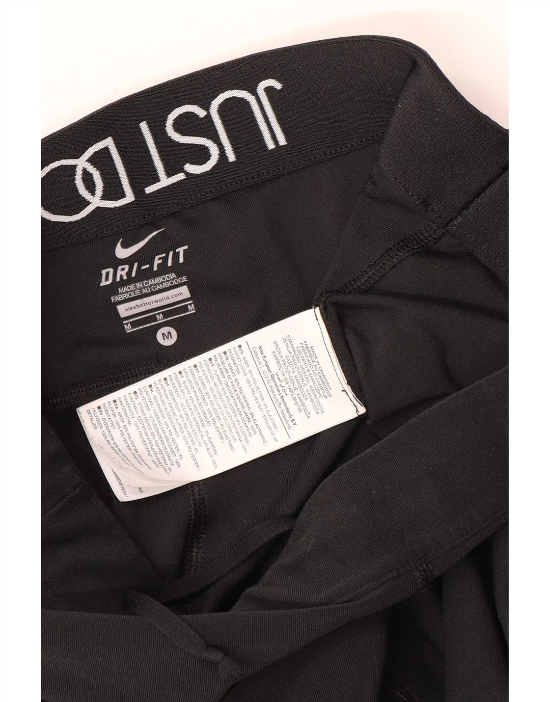 Damskie legginsy Nike Dri Fit Capri UK 14, średnie czarne