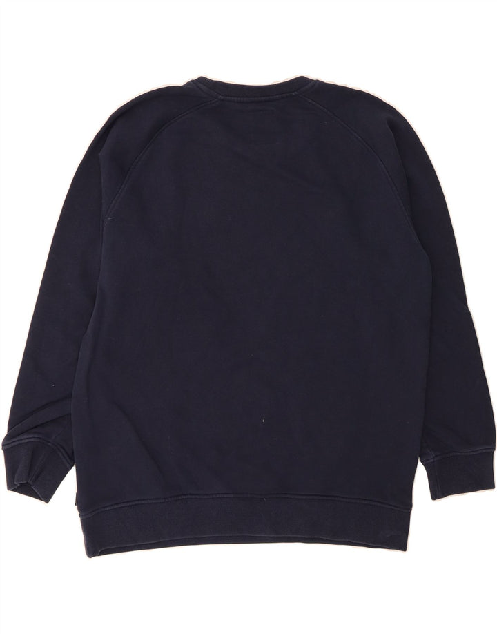LINDBERGH Mens Graphic Sweatshirt Jumper 2XL Navy Blue Cotton Vintage Lindbergh and Second-Hand Lindbergh from Messina Hembry 