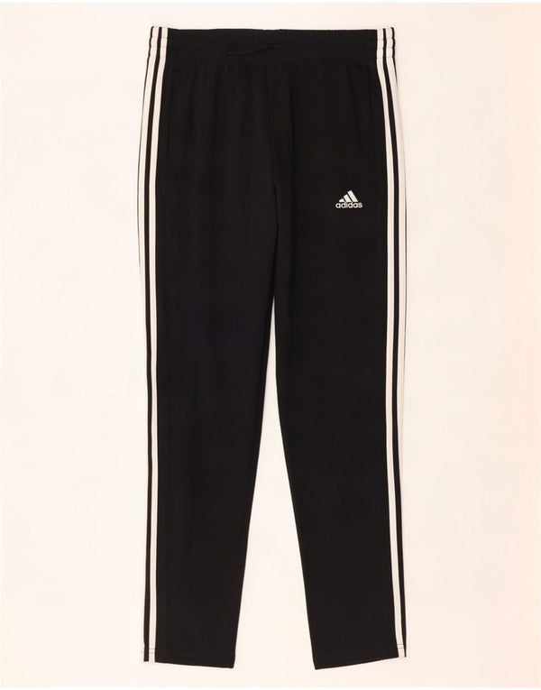 Męskie spodnie dresowe Adidas, duże, czarne, bawełniane